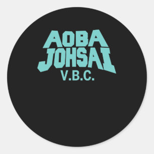 Sticker Rond Teal Volley Practice Anime Manga Cosplay