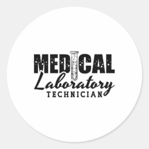 Sticker Rond Technician Docteur Lab Tech