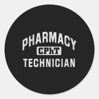 Sticker Rond Technicien En Pharmacie Certifié Du Cpht