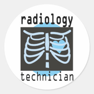 Sticker Rond Technicien en radiologie
