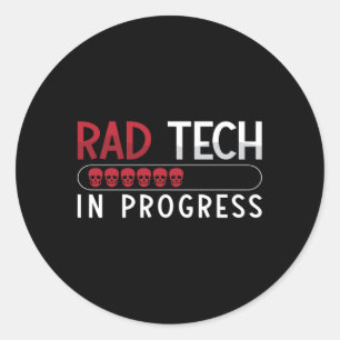 Sticker Rond Technicien en radiologie Technologie Rad Tech En c