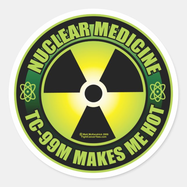 Sticker Rond Technologie Nuc Med (Devant)