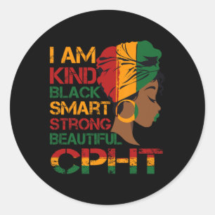 Sticker Rond Technologie pharmaceutique Cpht Afrique-Amérique H