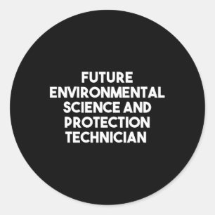 Sticker Rond Technologies De l'environnement De La Science Et D