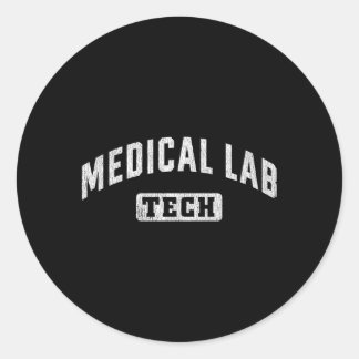 Sticker Rond Technologue de laboratoire en technologie du labor