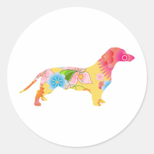 Sticker Rond Teckel