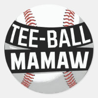 Tee-Ball Mamaw Funny Teeball Grandma