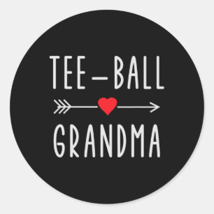 Sticker Rond Tee Ll Grand-Mère Drôle Cadeau Pour Ll Grand-Mère