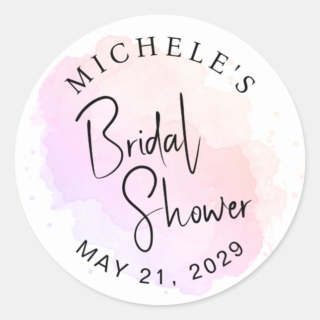 Sticker Rond Téléchargement de typographie de script minimal Ma (Devant)