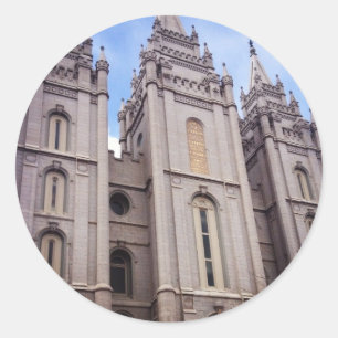 Sticker Rond Temple de Salt Lake City