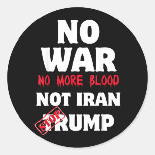 Sticker Rond Tenez-vous avec l'Iran - Soutenez la liberté pour