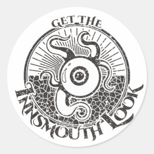 Sticker Rond Tentacle Lovecraftian