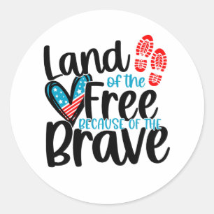 Sticker Rond Terre des Libres