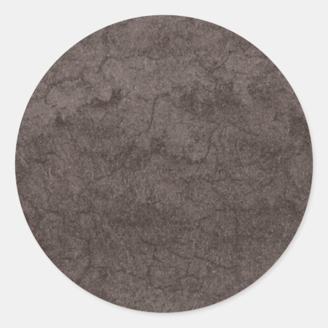 Sticker Rond Terre sombre (Devant)