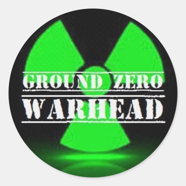 Sticker Rond Tête démontable de sol zéro (Devant)