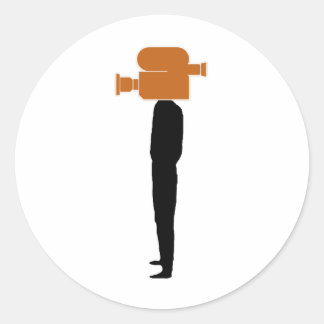 Sticker Rond tête vidéo - PNG