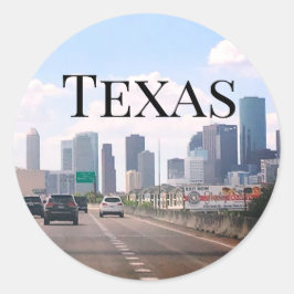 Sticker Rond Texas