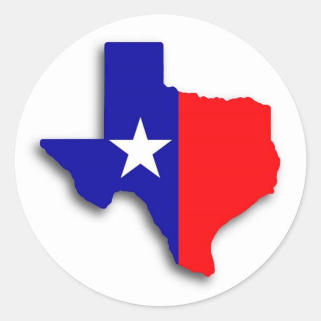 Sticker Rond texas (Devant)