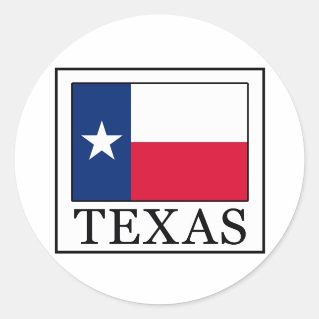Sticker Rond Texas (Devant)