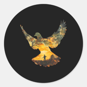 Sticker Rond Texas Dove Hunter I Dove Hunter