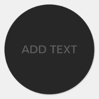 Texte personnalisable | Gras moderne noir et gris