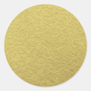 Sticker Rond Texture Arrière - plan Gold Foil