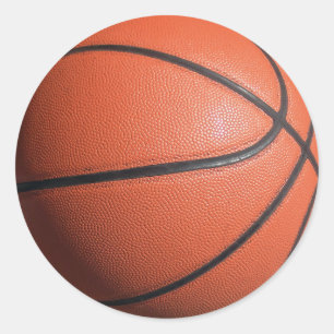 Sticker Rond texture de BASKETball