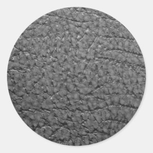 Sticker Rond Texture en cuir