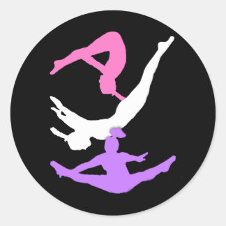Sticker Rond Tgymante trampoline