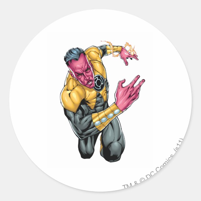 Sticker Rond Thaal Sinestro 8 (Devant)