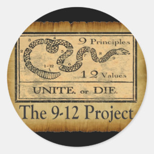 Sticker Rond the912project.com unissent ou meurent