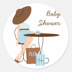 Sticker Rond Thé bébé