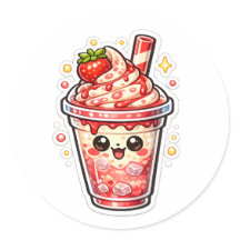 Thé glacé à la fraise