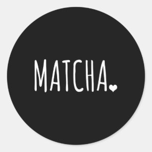 Sticker Rond Thé Matcha Matcha