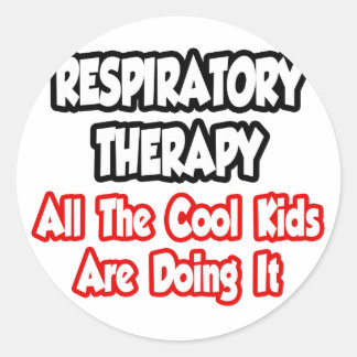 Sticker Rond Thérapie Respiratoire...Tous Les Enfants Cool