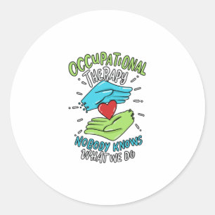 Sticker Rond Thérapies Occupational