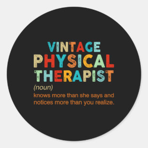 Sticker Rond Thérapiste