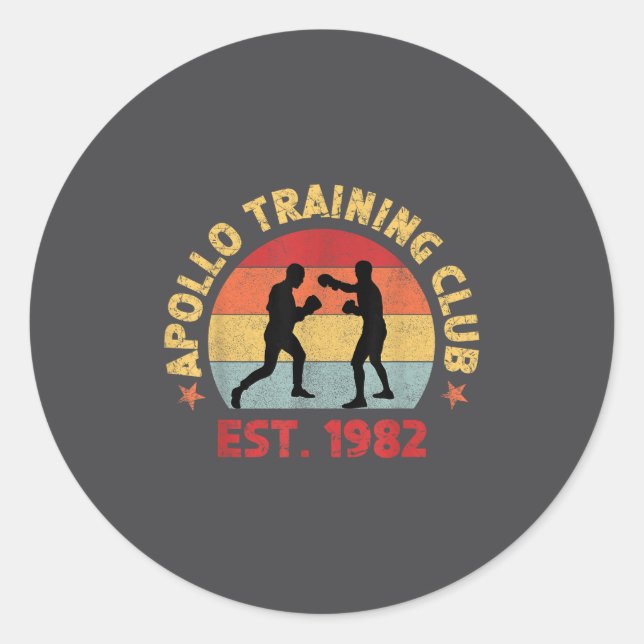 Sticker Rond There Is No Tomorrow, Boxing Motivation, Allo Boxi (Devant)