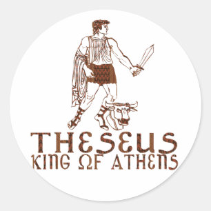 Sticker Rond Theseus