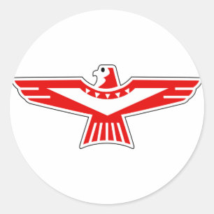 Sticker Rond Thunderbird