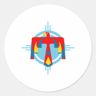 Sticker Rond Thunderbird
