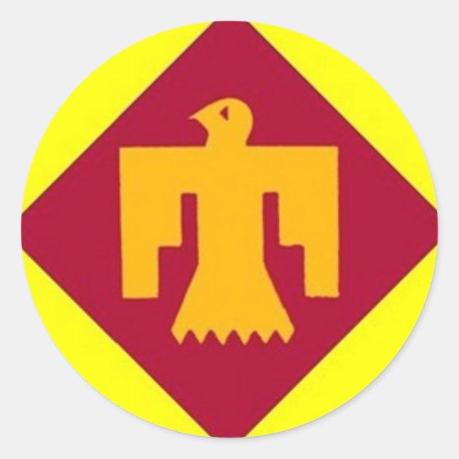 Sticker Rond Thunderbird 45e (Devant)