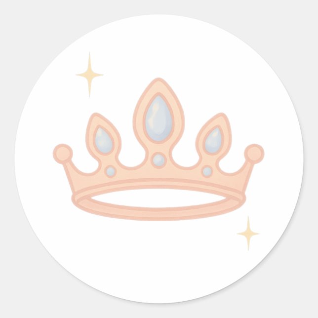 Sticker Rond Tiara (Devant)