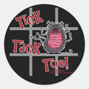 Sticker Rond Tick Tack Toe !