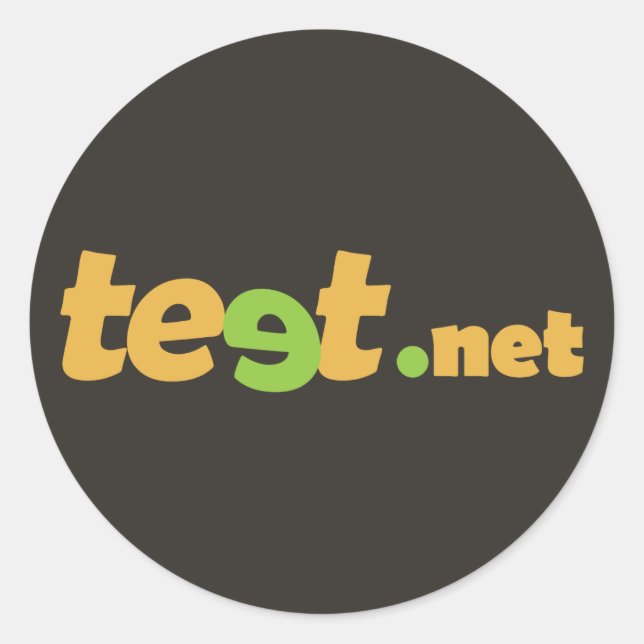 Sticker Rond ticker (Devant)