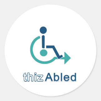Sticker Rond ticker thizAbled