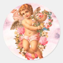 STICKER ROND TICKERS AVEC CHERUB