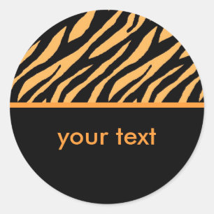 Sticker Rond Tigre