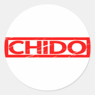 Sticker Rond Timbre de chido