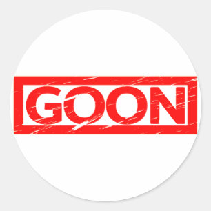 Sticker Rond Timbre de Goon